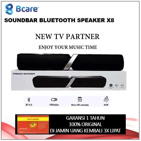 Bcare Soundbar Bluetooth Speaker X8