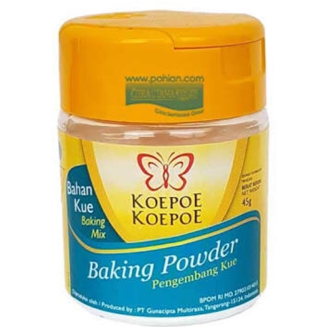 

BAKING POWDER / SODA KUE KOEPOE KOEPOE