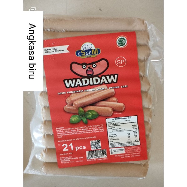 

Sosis ayam wadidaw Essem isi 21 pcs