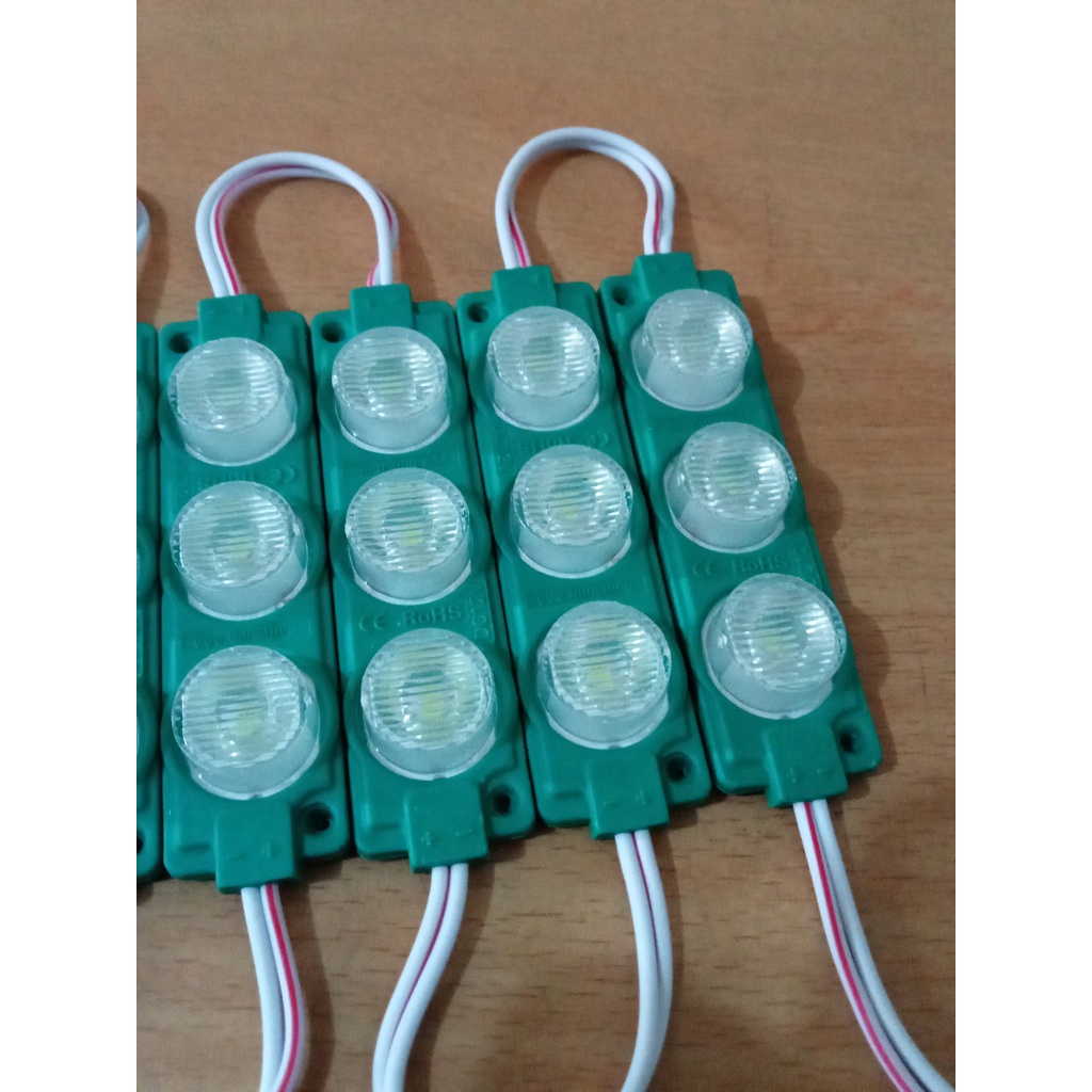 LED MODUL 3 MATA 12V HARGA PER BIJI