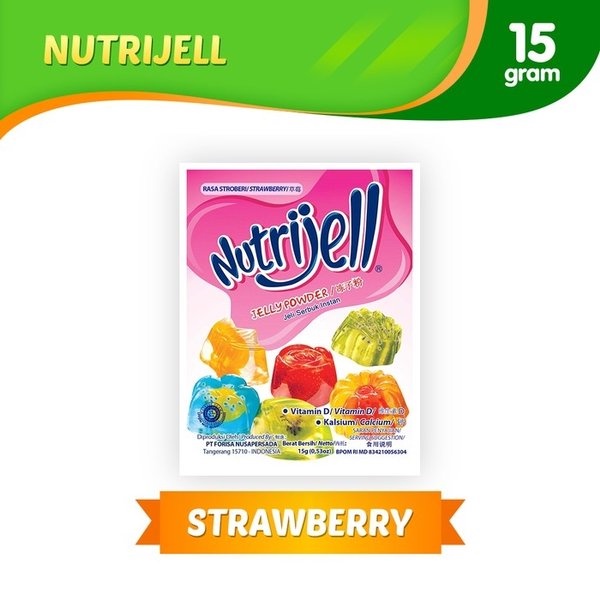 

Nutrijell Rasa Strawberry 15 Gr