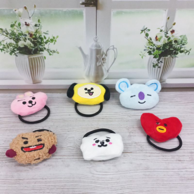 Kunciran Anak Isi 6Pcs Ikat Rambut Boneka Kekinian Ala Kpop