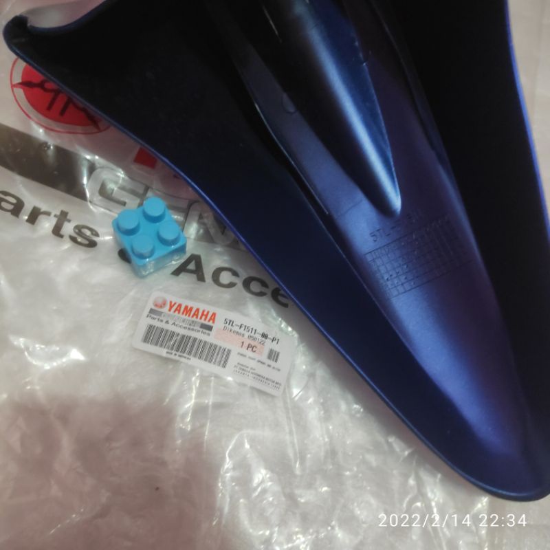 SPAKBOR DEPAN MIO SPORTY 5TL BIRU TUA ORIGINAL ORI YAMAHA