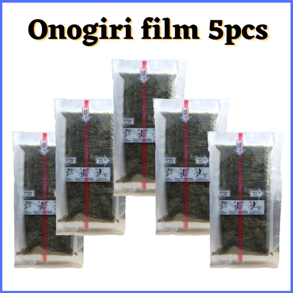 Triangle Onigiri Sushi Nori 5 Sheet Halal MUI | Nori Onigiri