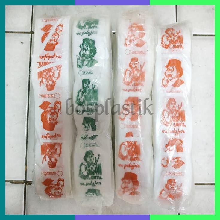 Plastik Unyil Es Potong / Es Lilin 4.5 Cm 500 Mtr Roll