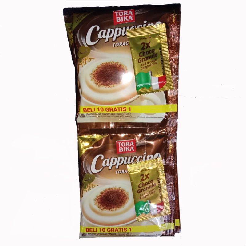 

Torabika Cappuccino Renteng 25gr isi 10Sachet