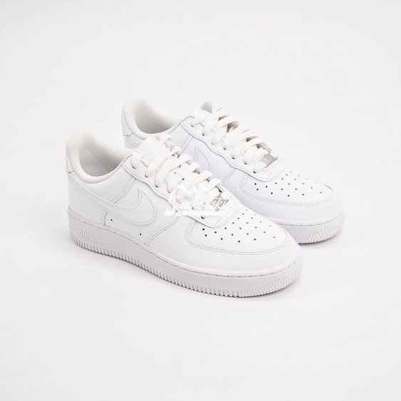 air force 1 low triple white gs   womens