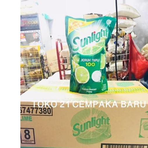 Sunlight Jeruk Nipis 755 Ml - 1 Karton Isi 12 Pouch | Sunlight 755Ml - Promo 