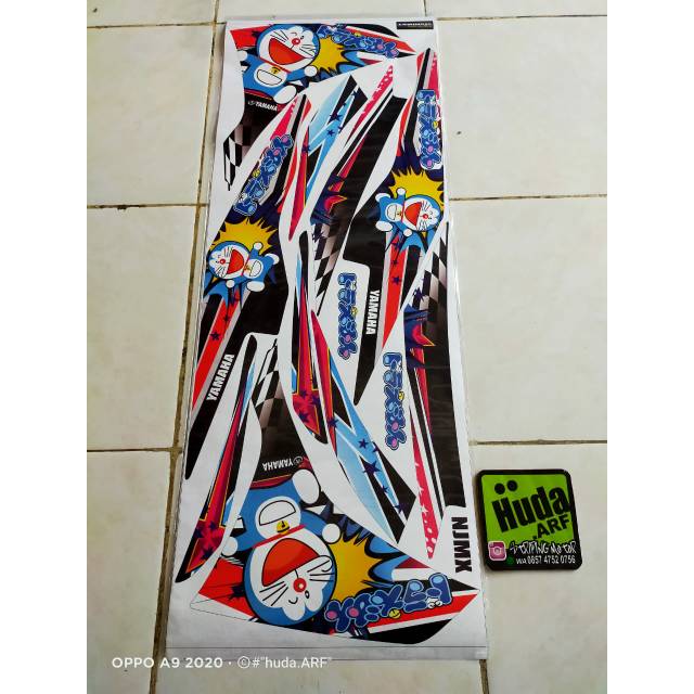 Striping variasi new Jupiter MX njmx Doraemon