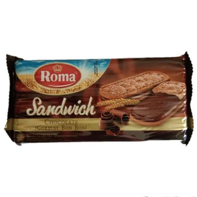 

Roma Biskuit Sandwich coklat 216g