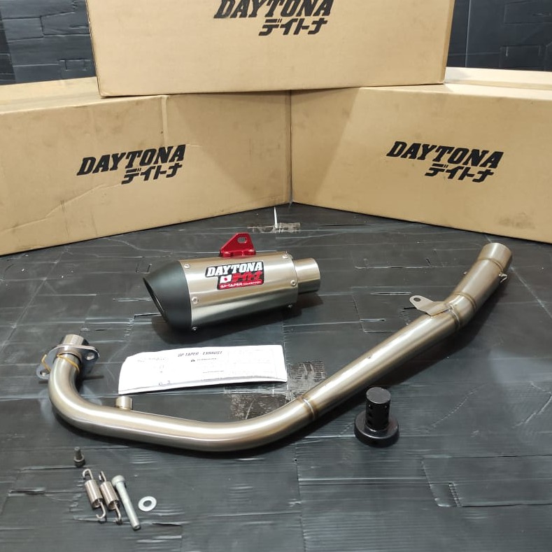 KNALPOT DAYTONA RACING GP TAPER NEW SONIC 150 K56 COMPETITION