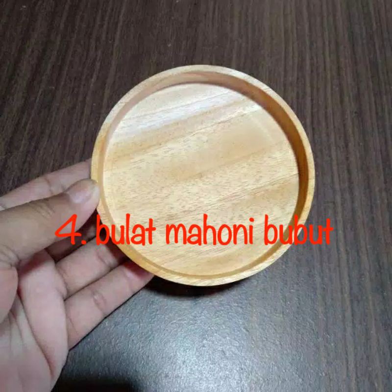 Tatakan Gelas Kayu / Tatakan Cangkir / Alas Gelas Kayu / Coaster Set Kayu