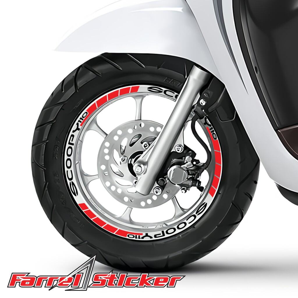 sticker velg motor scoopy stiker velg scoopy