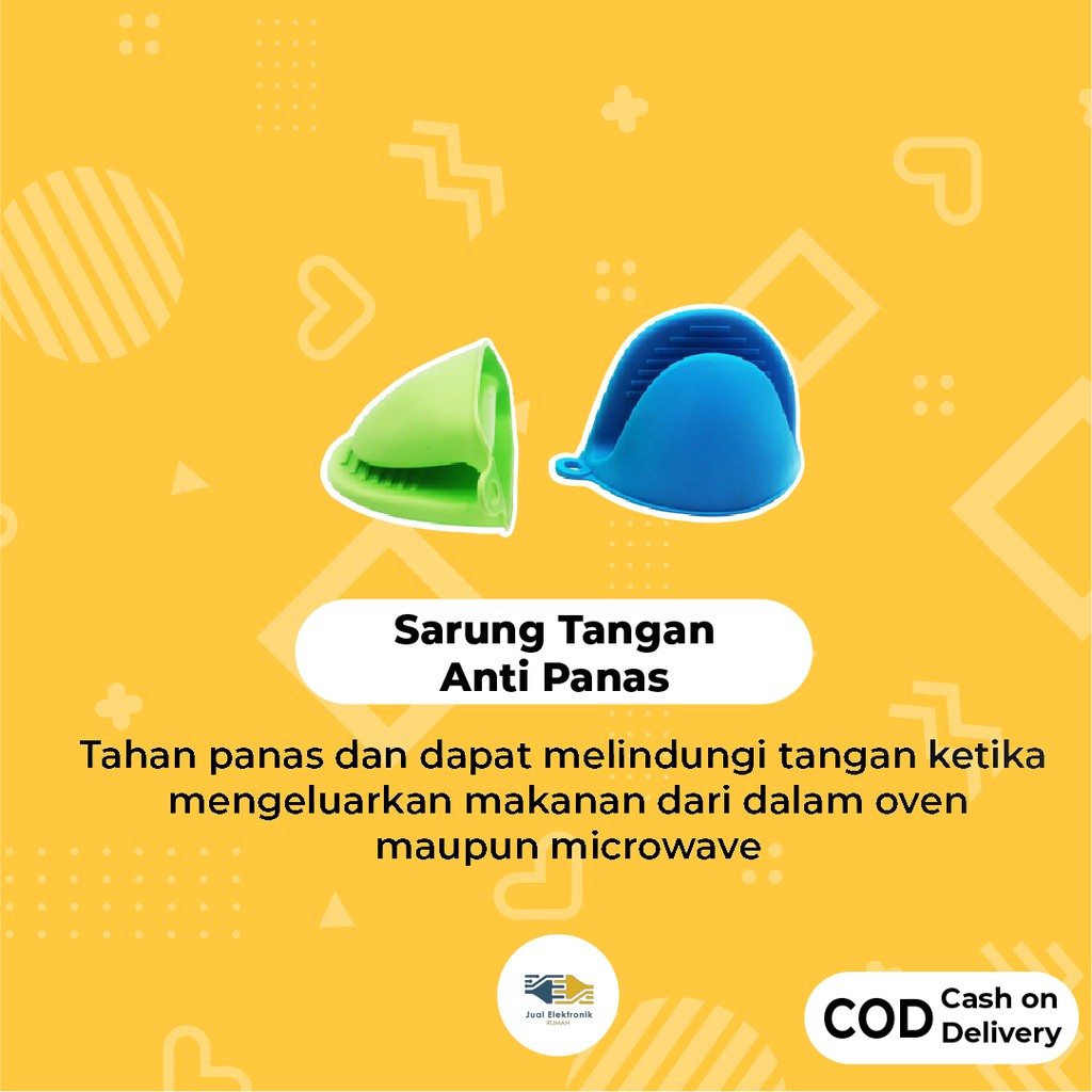 Sarung Tangan Anti Panas-Pegangan Panci Kuali Silicon