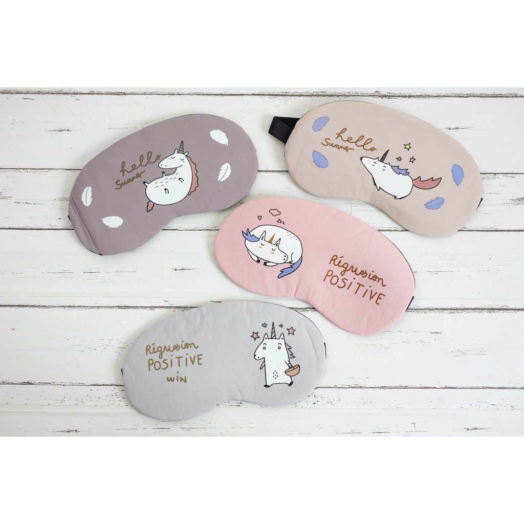 Penutup Mata Untuk Tidur Gel Dingin Masker Mata UNICORN Lucu