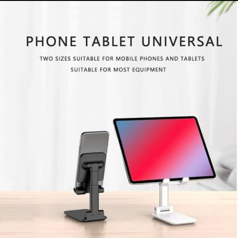 Liftable Foldable Phone Holder Stand HP di Meja Folding desktop Bahan Metal