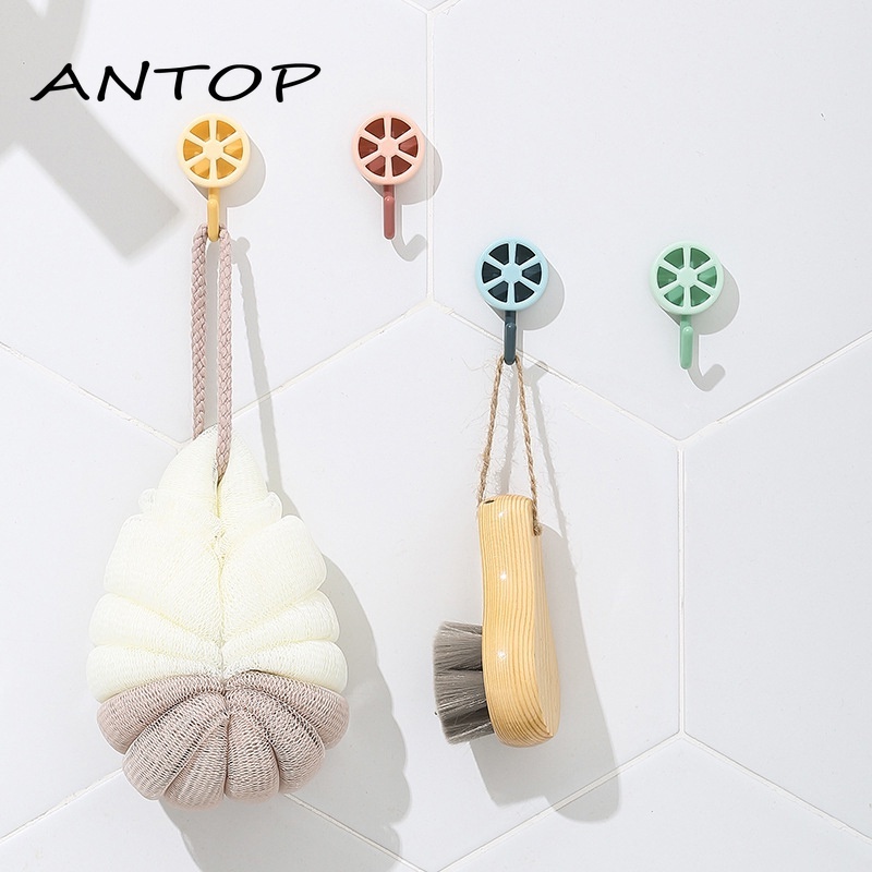 Kait Holder Aneka Barang Desain Lemon Warna Warni Untuk Dinding Dapur / Kamar Mandi  ANTOP
