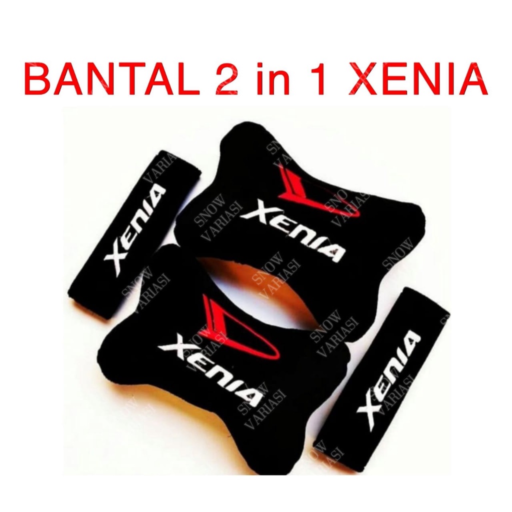 Bantal 2 in 1 Senderan Leher Mobil Avanza Xenia Car Set