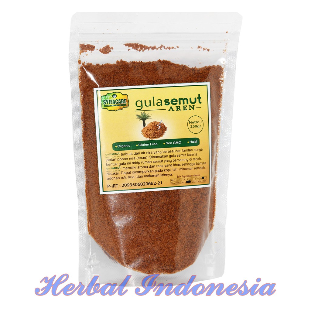 Gula Semut Aren Syifacare | Gula Aren Organic 250 gr Asli Original