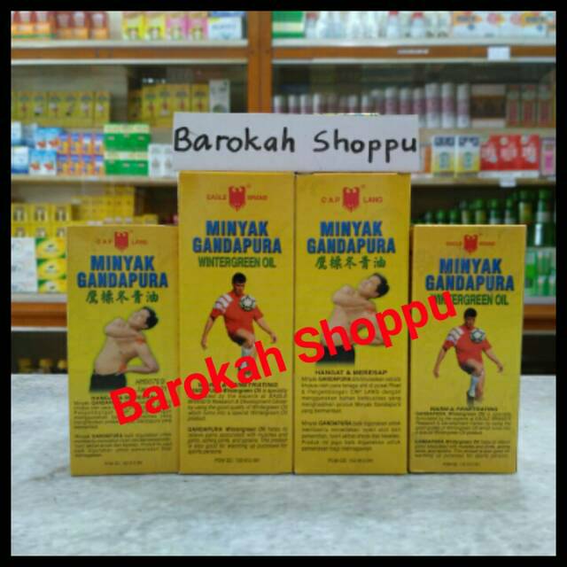 Obat Gosok Herbal Indonesia Minyak Gandapura cap Lang isi 30 ml