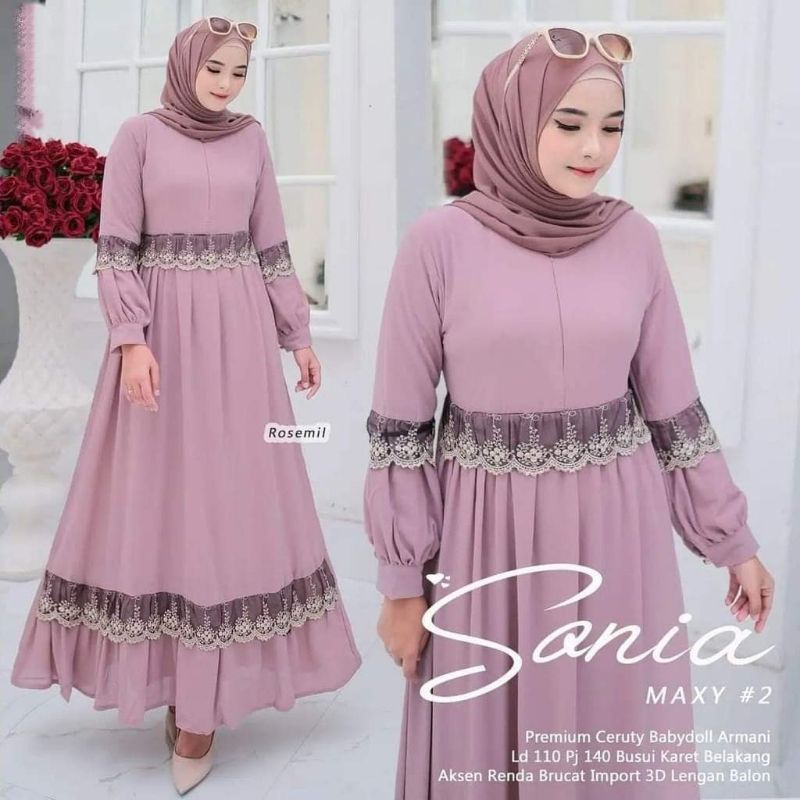 Gamis Ceruty Sania Maxy #2