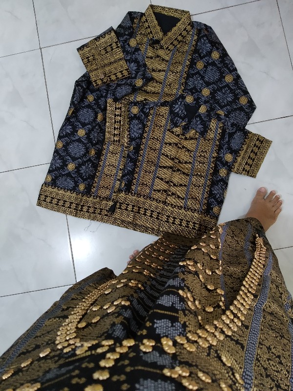 Setelan Kurung & Rok Anisa Songket Batik Jupri Batik Couple(ada Cowok ,anak Foto Terpisah Chat Admin