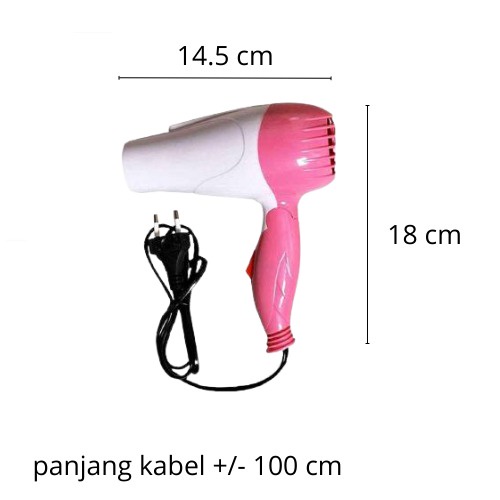 Hair Dryer Alat Pengering Rambut HairDryer Multifungsi Pengering Salon Haircare / HAIRDRYER LIPAT / Pengering Rambut Lipat Foldable 2 Kecepatan 30101