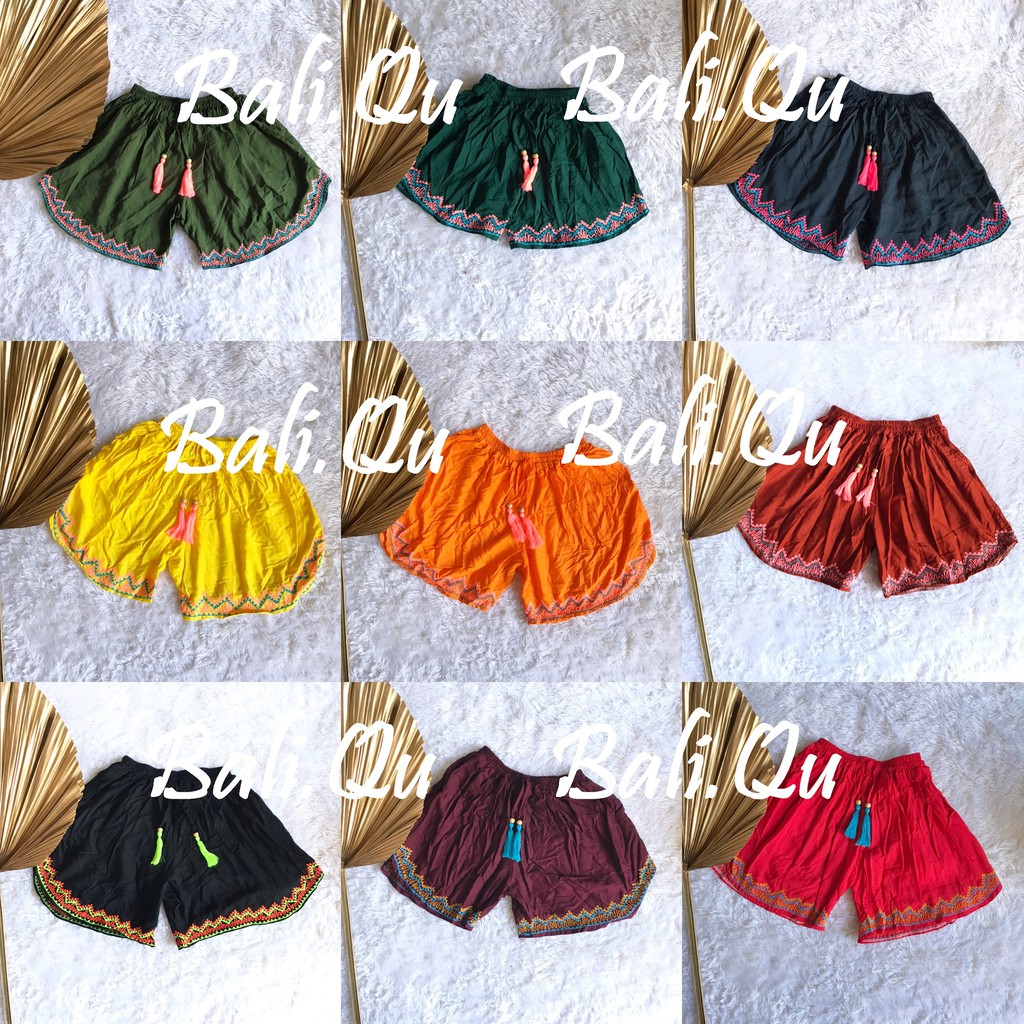 Celana Pendek Bordir Bali Shopee Indonesia Celana Pendek Bordir Bali Shopee Indonesia