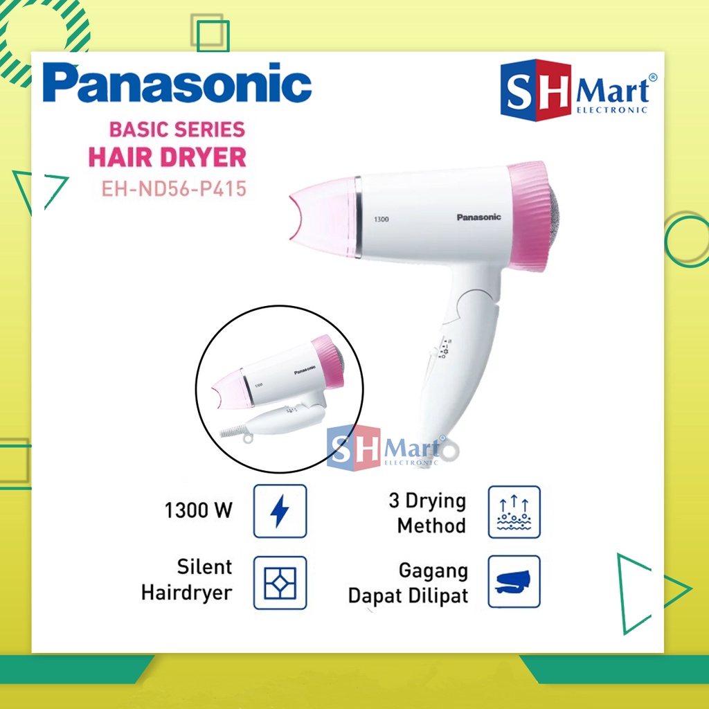 HAIR DRYER PANASONIC EH-ND56 / ND56 PENGERING RAMBUT 1300 WATT SILENT MODE