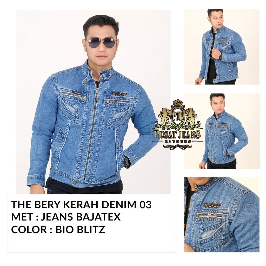 RCL - JAKET PRIA JEANS PRIA THE BERRY ORIGINAL THE BERY SCRUB / SPRAY / SKRAP THEBERY