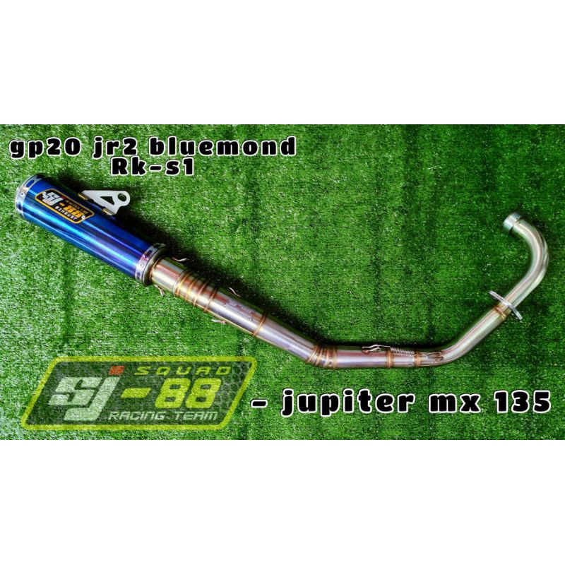 knalpot jupiter mx 135 sj88 type RK gp20 jr2