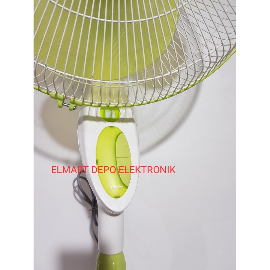 MIYAKO desk fan &amp; stand fan 16 inch KAS 1627KB 1627 KB Jaring Besi kipas angin berdiri dan meja 16&quot; 16 inci