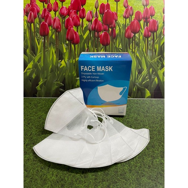 Masker Duckbill Putih 1 Koli