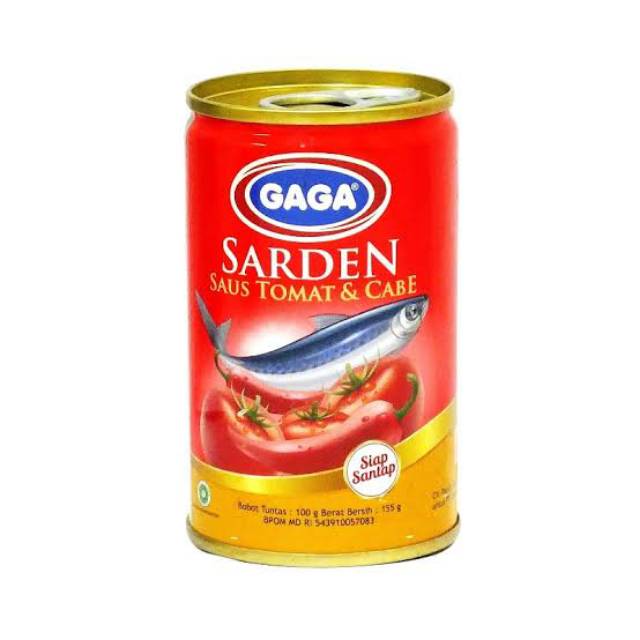 

Gaga Sarden Saus Tomat dan Cabe 155gr