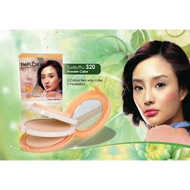 Bedak Implora compact powder 3 IN 1 (320)