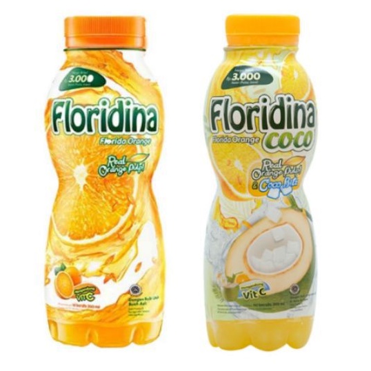 

(instant saja) Floridina Orange & orange Coco Pet 350ml jus jeruk