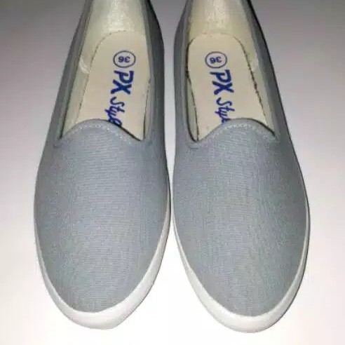Sepatu Kanvas PX Style Slip On (098) / Flat Women Shoes / Sepatu  Kanvas Wanita no