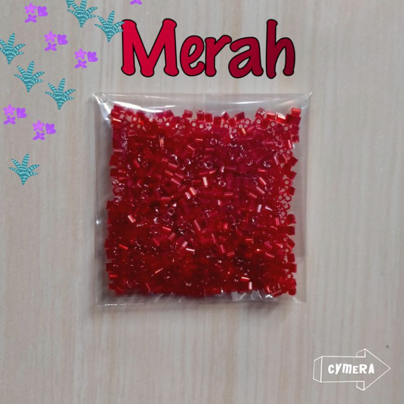 Manik Mote Payet Bambu Patah 10 gram Merah