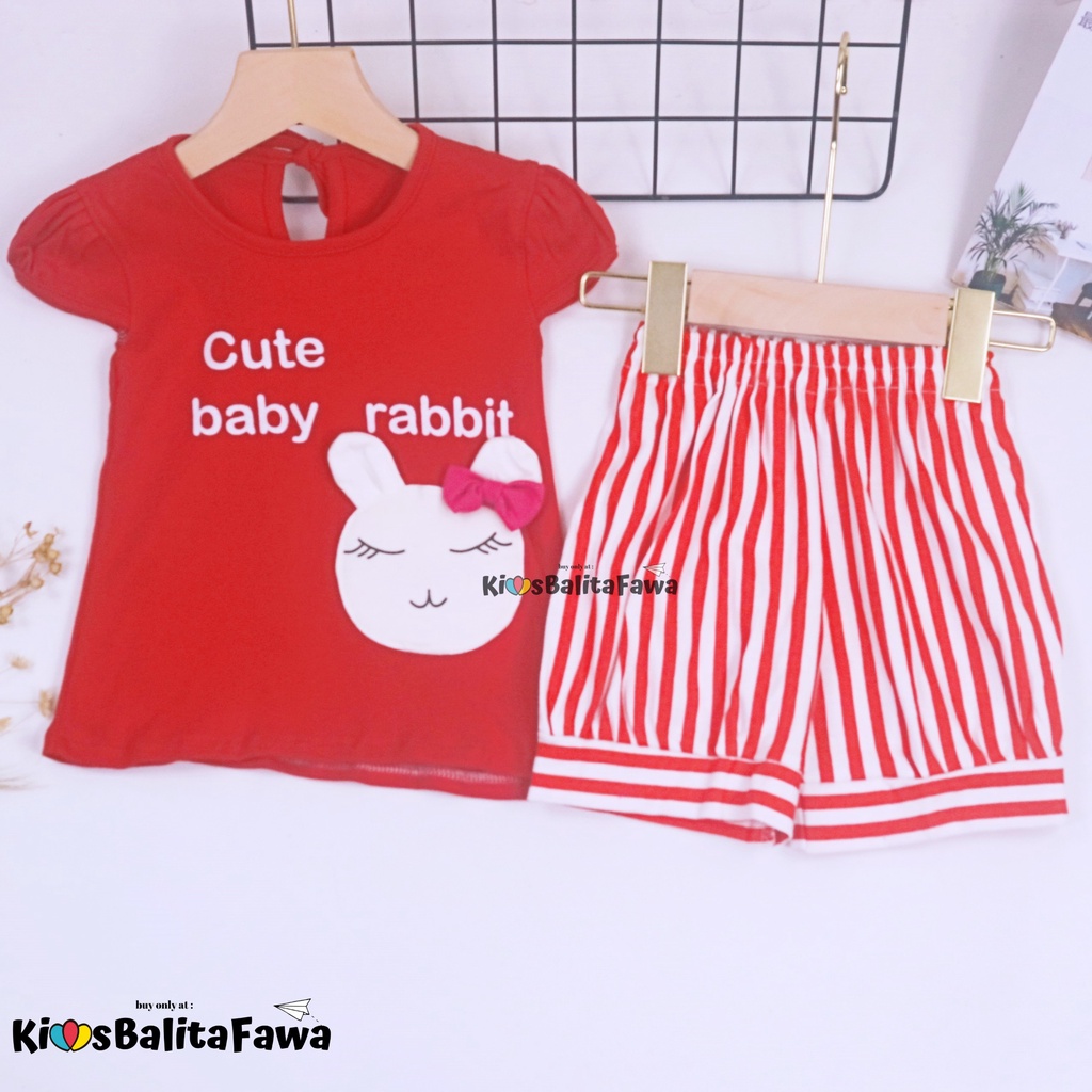 Setelan Starla uk 3-18 Bulan / EXPORT Quality Baju Bayi Anak Perempuan Kaos Lengan Celana Panjang