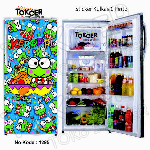 Sticker Kulkas 1 Pintu dan 2 Pintu KEROPPI