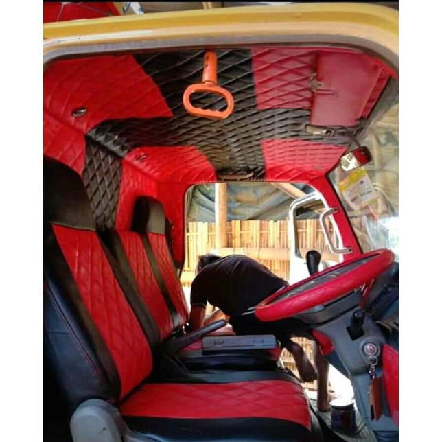 sarung jok truk cover jok truk canter