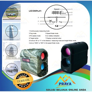 BARU !!! Rangefinder Teleskop Laser Range Finder ukur jarak 600m m 600