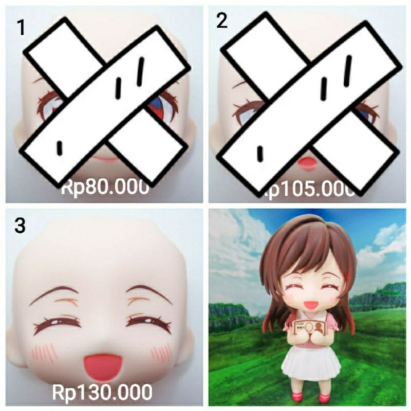 1473 Nendoroid Chizuru Mizuhara Faceplate Rent A Girlfriend Split Part