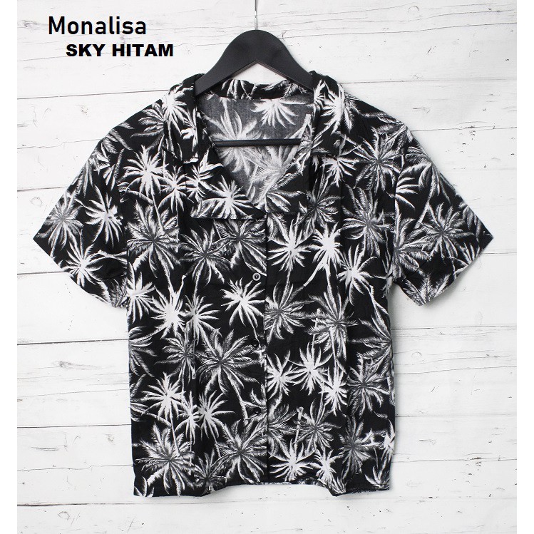 FORTGLASS 003 MIX MONALISA BAJU PANTAI WANITA KEMEJA HAWAI FORTGLASS 003 MIX MONALISA BAJU PANTAI WANITA KEMEJA HAWAI