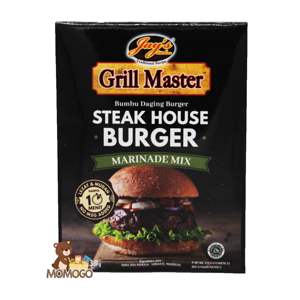

Jay's Grill Master STEAK HOUSE BURGER