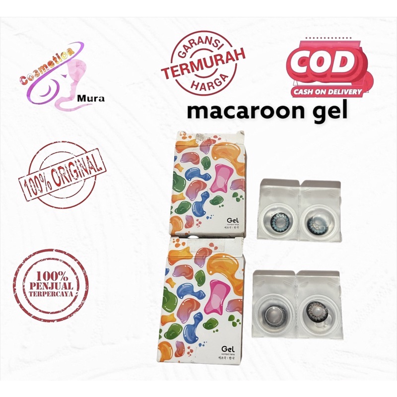 Softlens macaron - contact lens macaroon - lens macaron // gel macaron lens