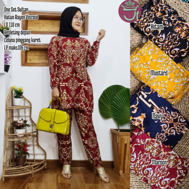 One Set SULTAN rayon VISCOSE @80K min 3pcs