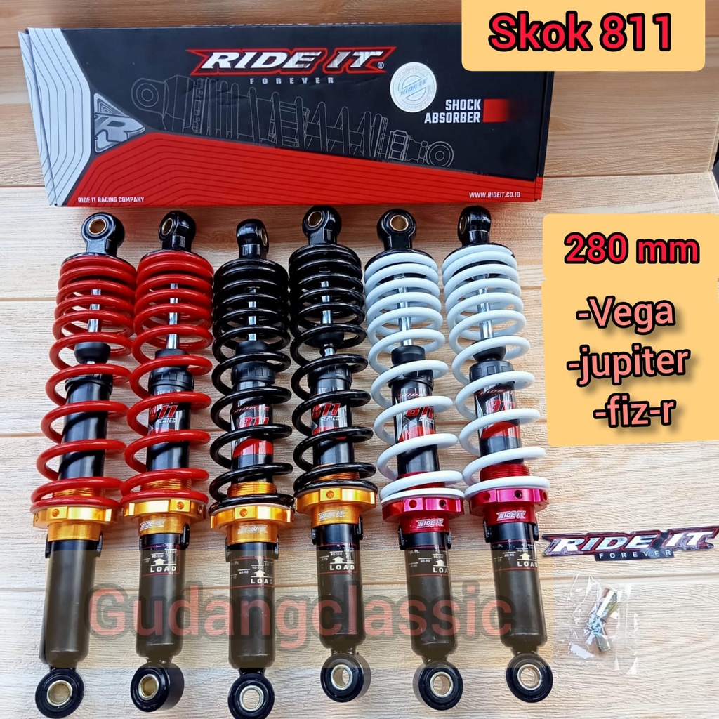 Shock Ride IT 811 280mm Skok Belakang 28cm Shockbreaker Jupiter Z Vega FizR RIDE IT