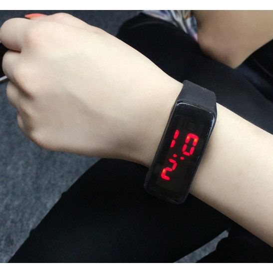 BAJ JAM TANGAN DIGITAL LED WANITA PRIA ELEKTRONIK ANAK REMAJA KIDS FASHION SOUVENIR SPORT RUBBER WATCH MURAH JF048