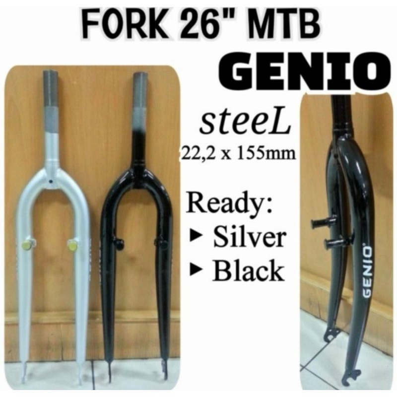 fork 26 MTB GENIO standar insert 22.2